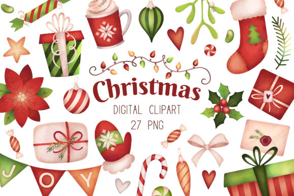 Christmas Clipart, Holiday Graphics: A Designer's Festive Toolkit