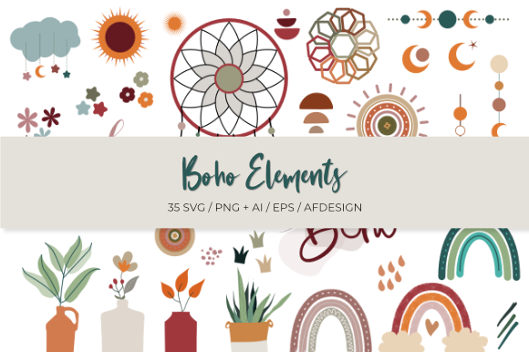 Embrace the Free-Spirited Vibe: Unleashing Creativity with Boho Vector Elements