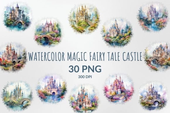 Enchant Your Designs with a Fairy Tale Castle