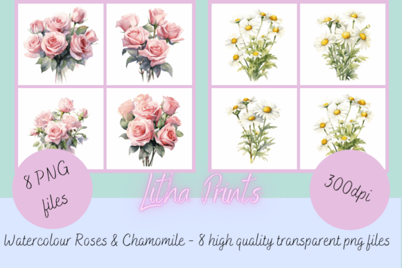 Exploring the Delicate Charm of Pink Roses & Chamomile