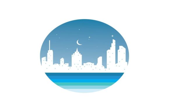 Modern City Skyline Vector Landscape: A Designer's Asset