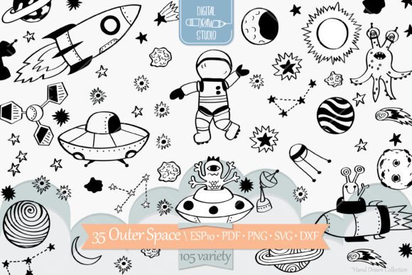 Outer Space | Planet, Astronaut, Alien: A Galaxy of Design Possibilities
