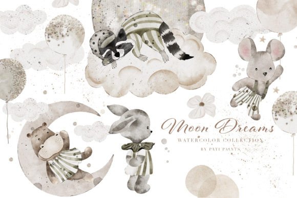 Unveiling the Moon Dreams Watercolor Collection