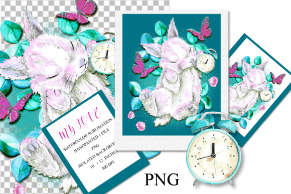 Watercolor My Love Sublimation, PNG: A Hand-Painted Touch for Your Projects