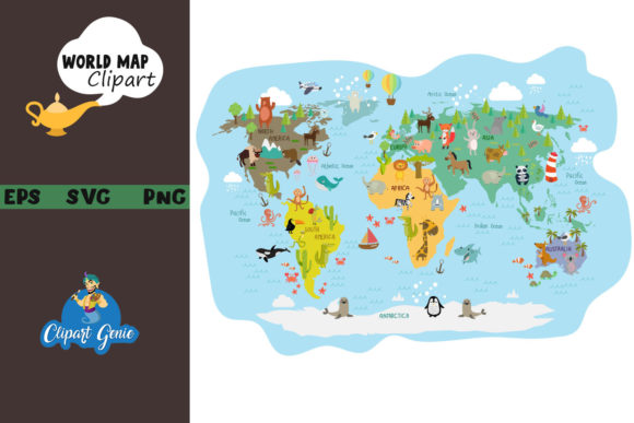 World Map Clipart: A Designer's Go-To Asset for Global Projects